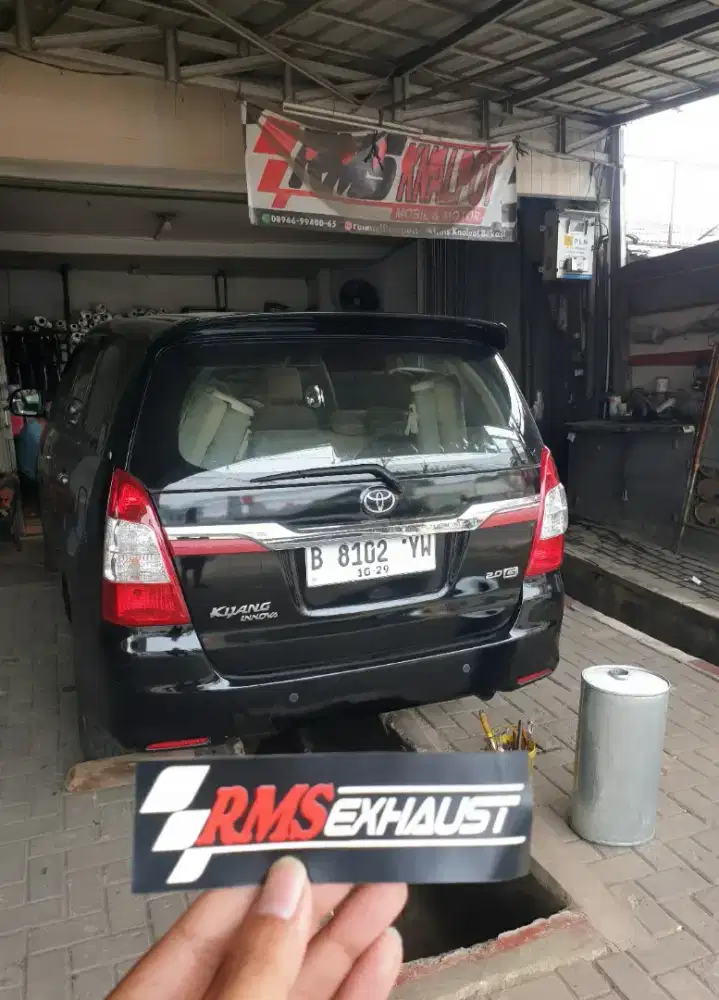 Tabung knalpot standar mobil toyota honda daihatsu mazda mitsubishi