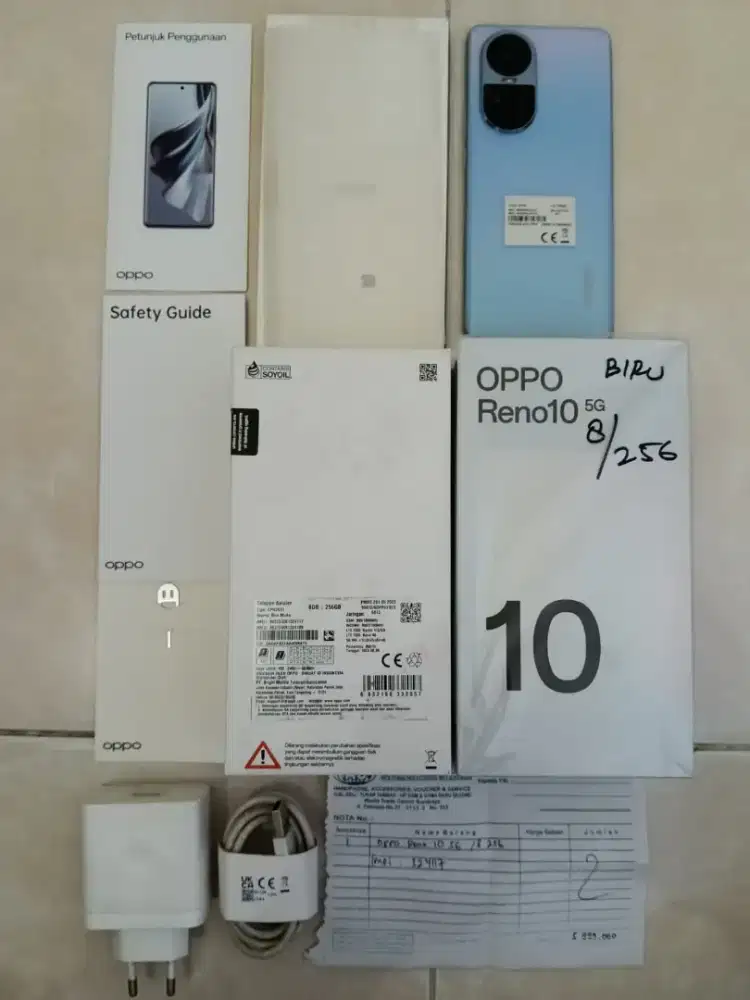 Oppo Reno 10 5G 8/256 asli Oppo bukan barang refurbish