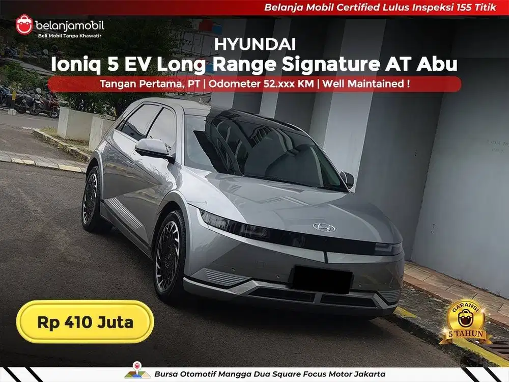 [ TANGAN PERTAMA ] Hyundai Ioniq 5 Long Range Signature EV 2023/2024