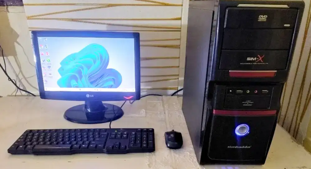 PC Komputer Fullset Core i5 Gen 2/ Ram 6Gb HDD 500Gb/ Monitor + Wifi