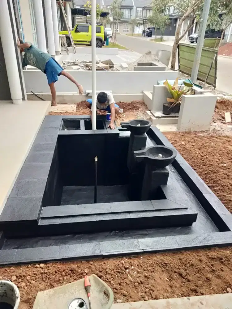 Jasa pembuatan kolam ikan koi minimalis terbaru terdekat