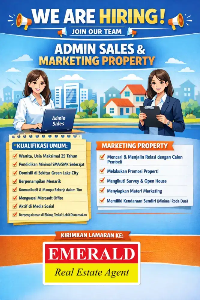 ADMIN SALES DAN MARKETING PROPERTY