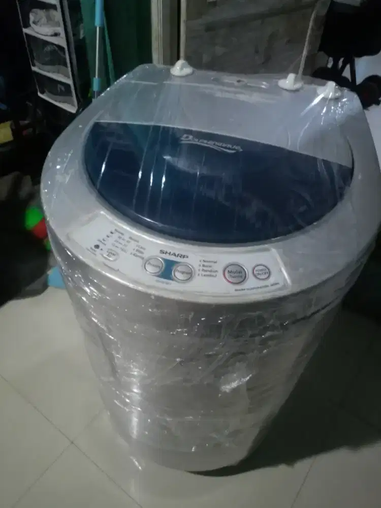 Mesin cuci satu tabung sistem manual merk Sharp 8kg muluss