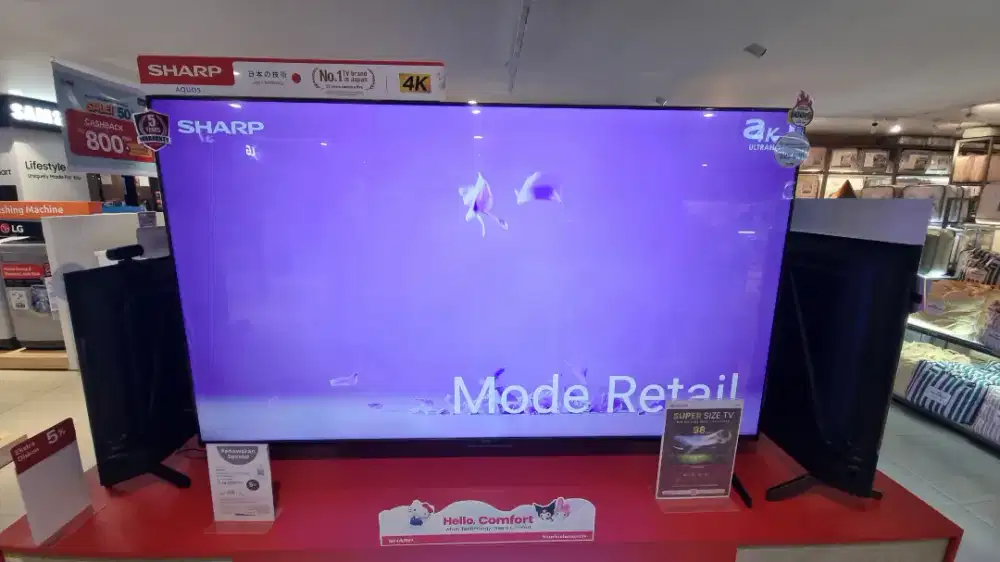 SHARP GOOGLE TV 4K 75 INCH