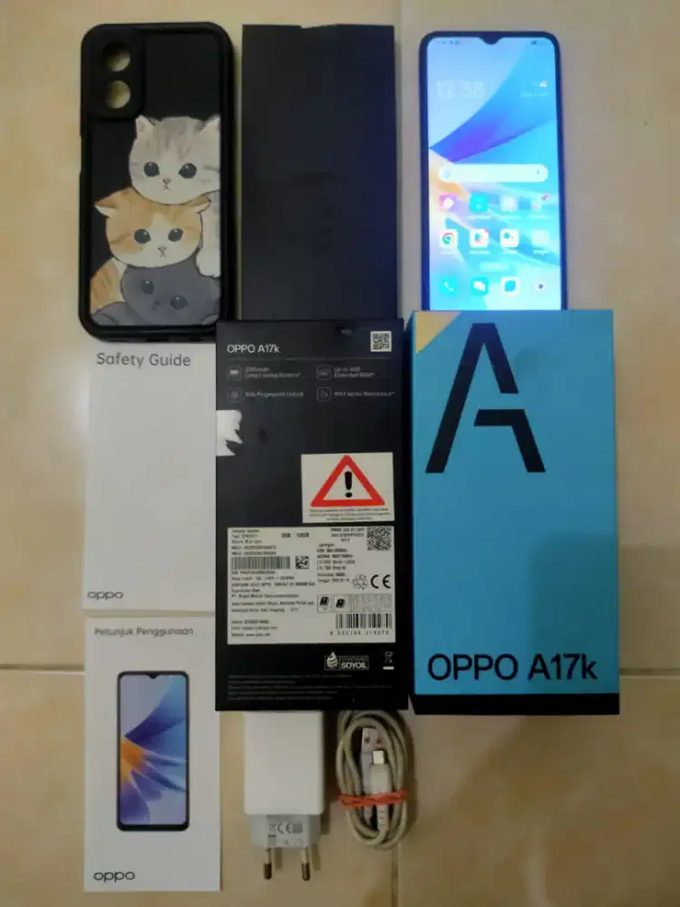 Oppo A17k 3/64 asli Oppo bukan barang refurbish