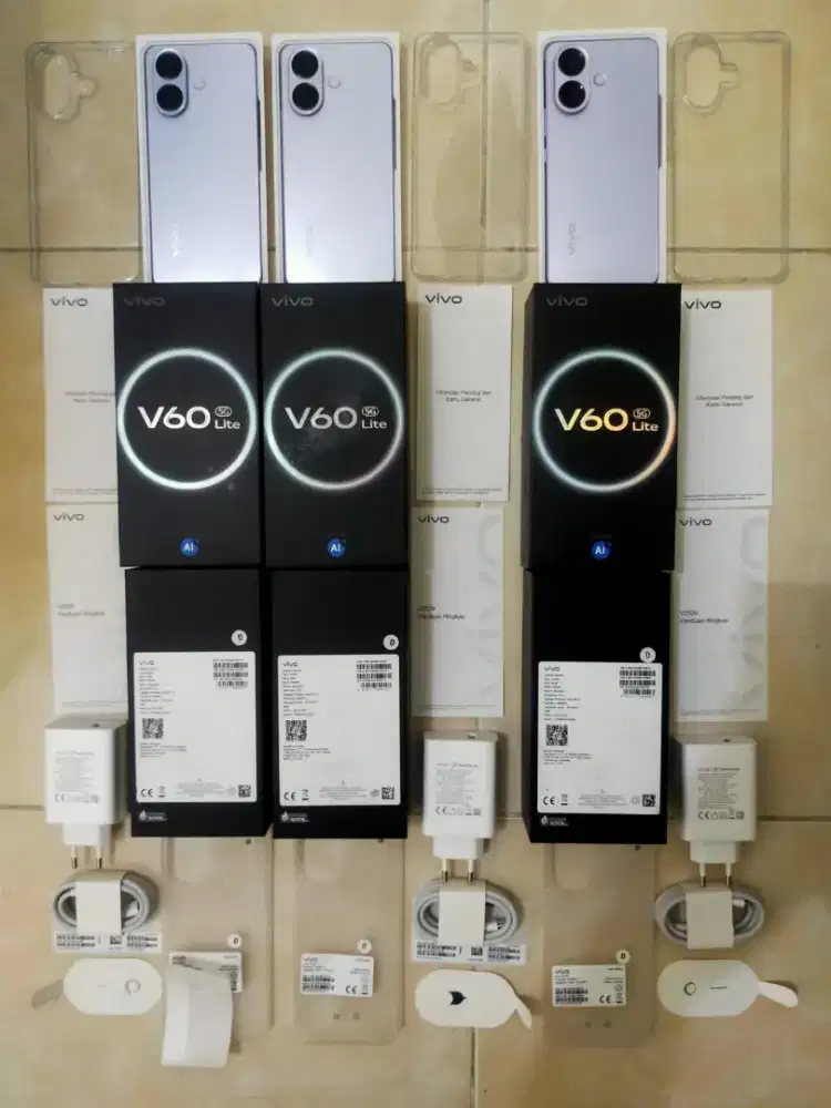 Vivo V60 lite 5G 8/256 asli Vivo bukan barang refurbish