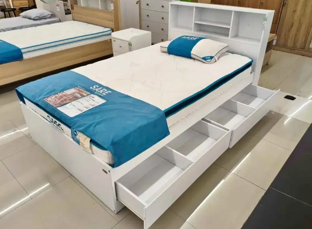 PROMO CUCI GUDANG! Selma 120×200 Cm Sakha Tempat Tidur - Elegan & Kuat