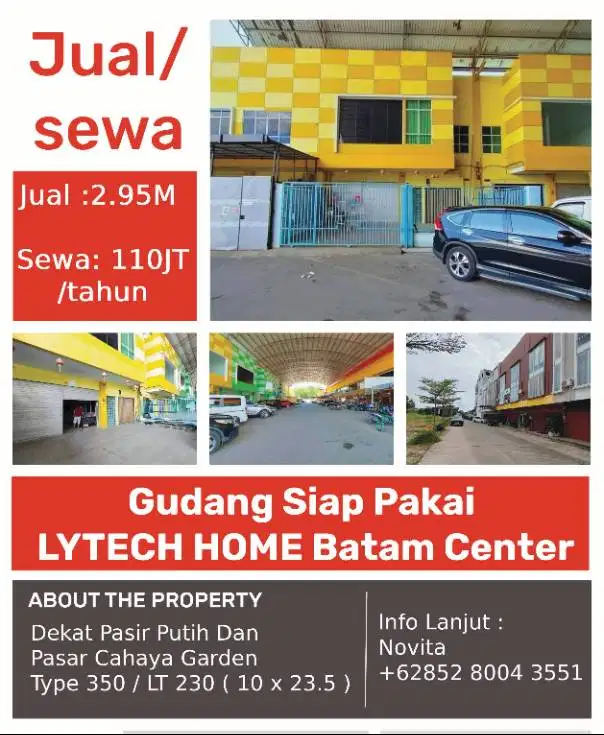 Gudang Siap Pakai LYTECH HOME Batam Center