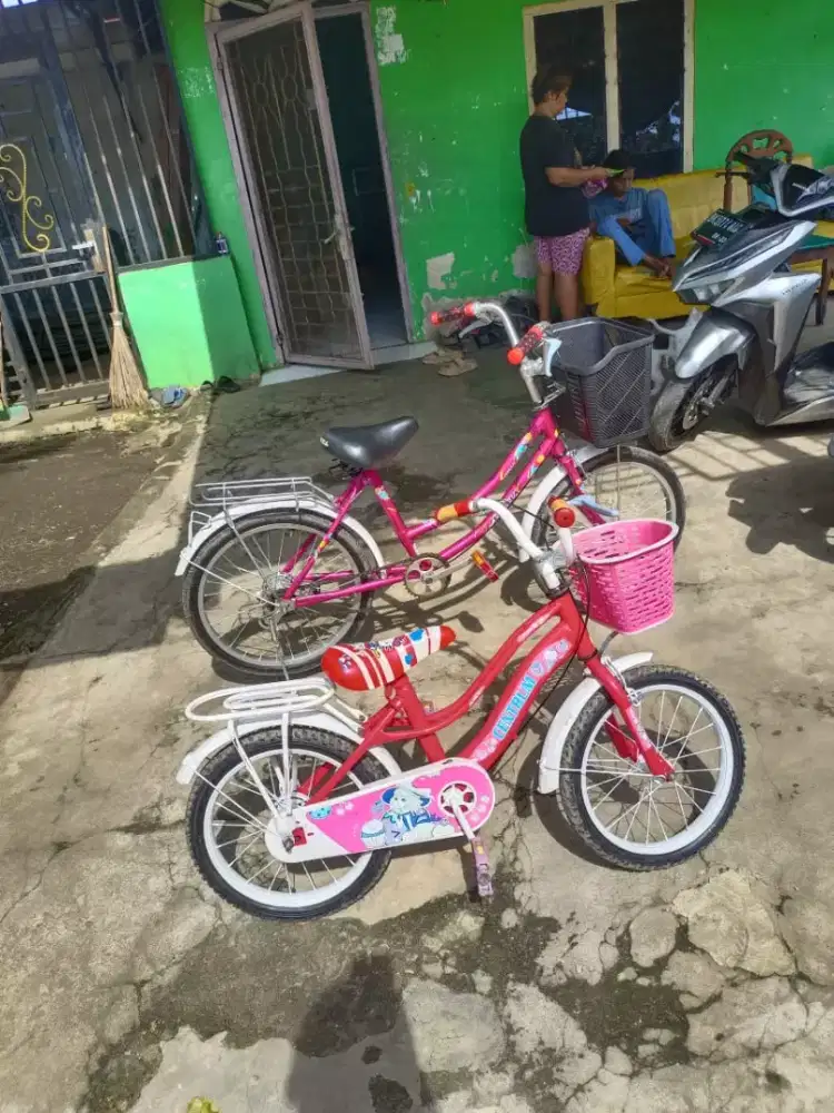 Sepeda anak ukuran 16 dan ukuran 12