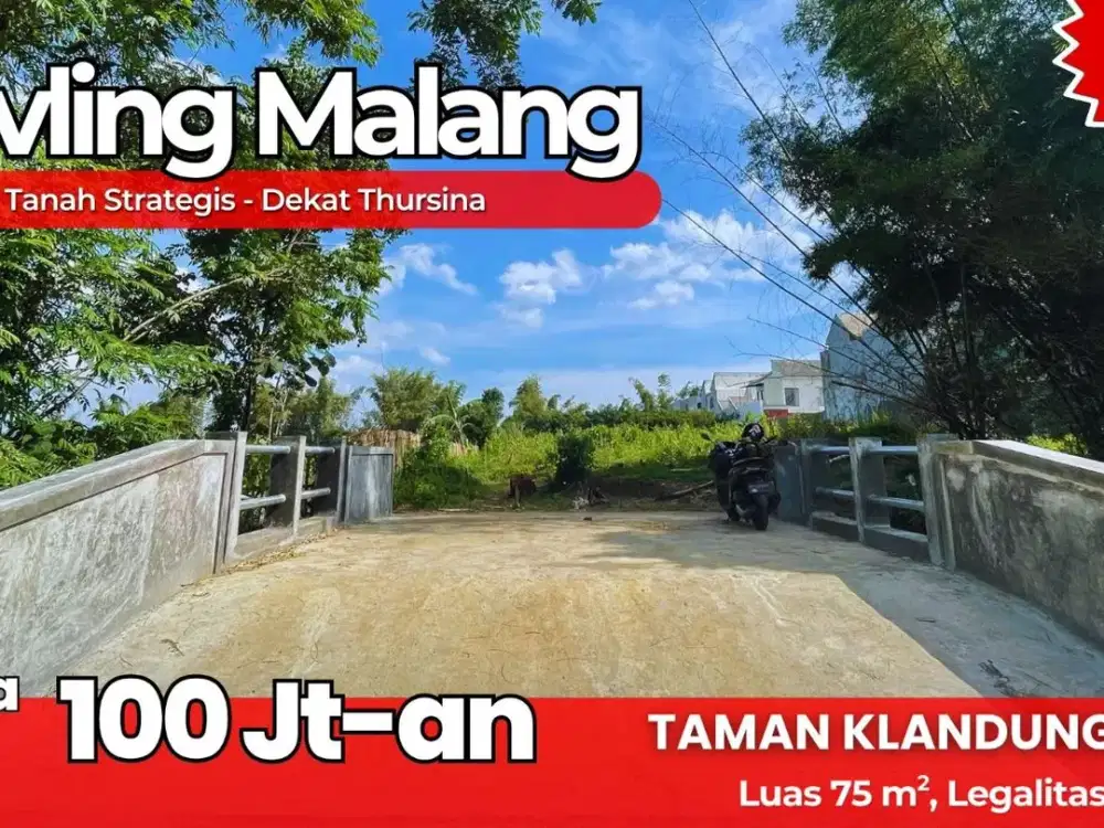 Tanah MAlang Siap Bangun Dekat UMM Malang