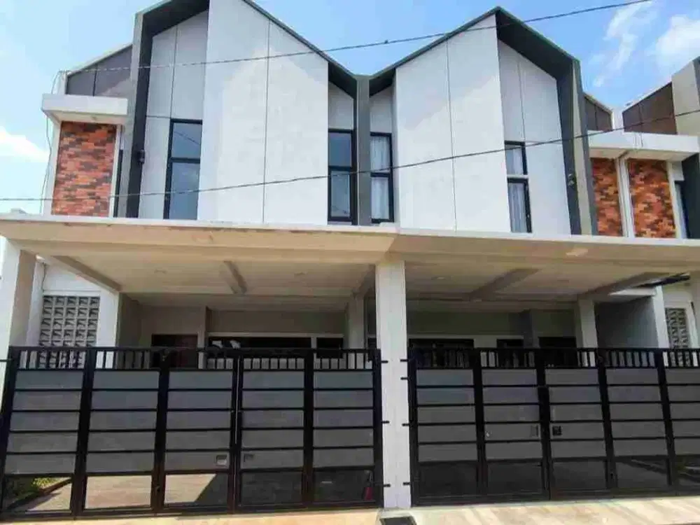 rumah baru modern scandinavian dekat pintu Tol Pamulang Ciputat