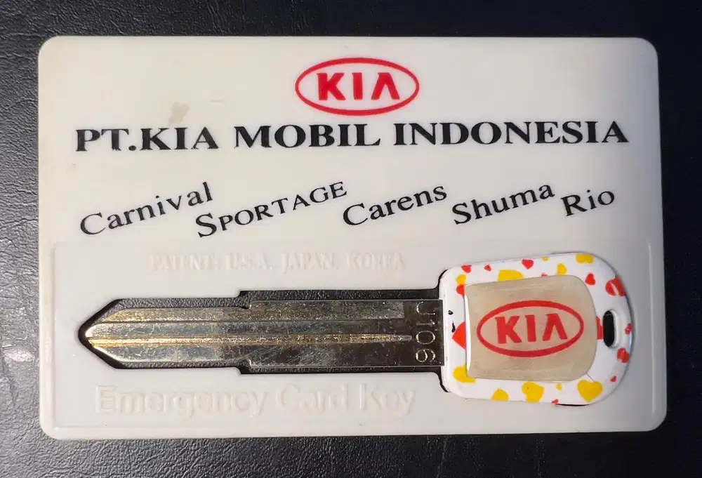 KIA Blank back up Key dan Toyota Remote Audio PS Alphard Vellfire