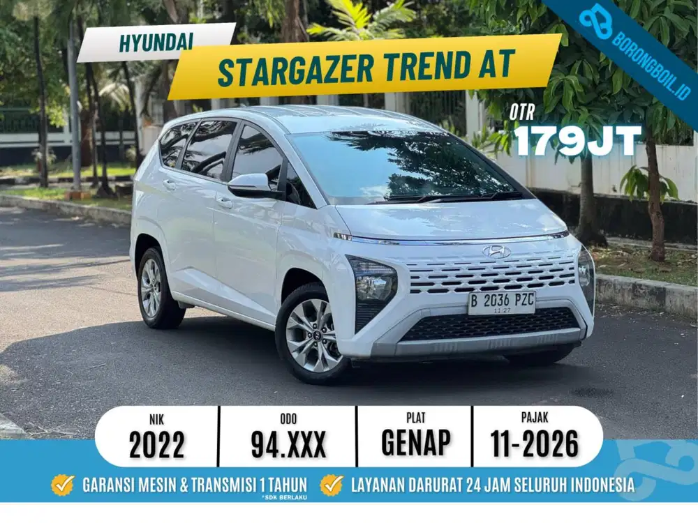 Termurah!! Hyundai Stargazer Trend at 2022