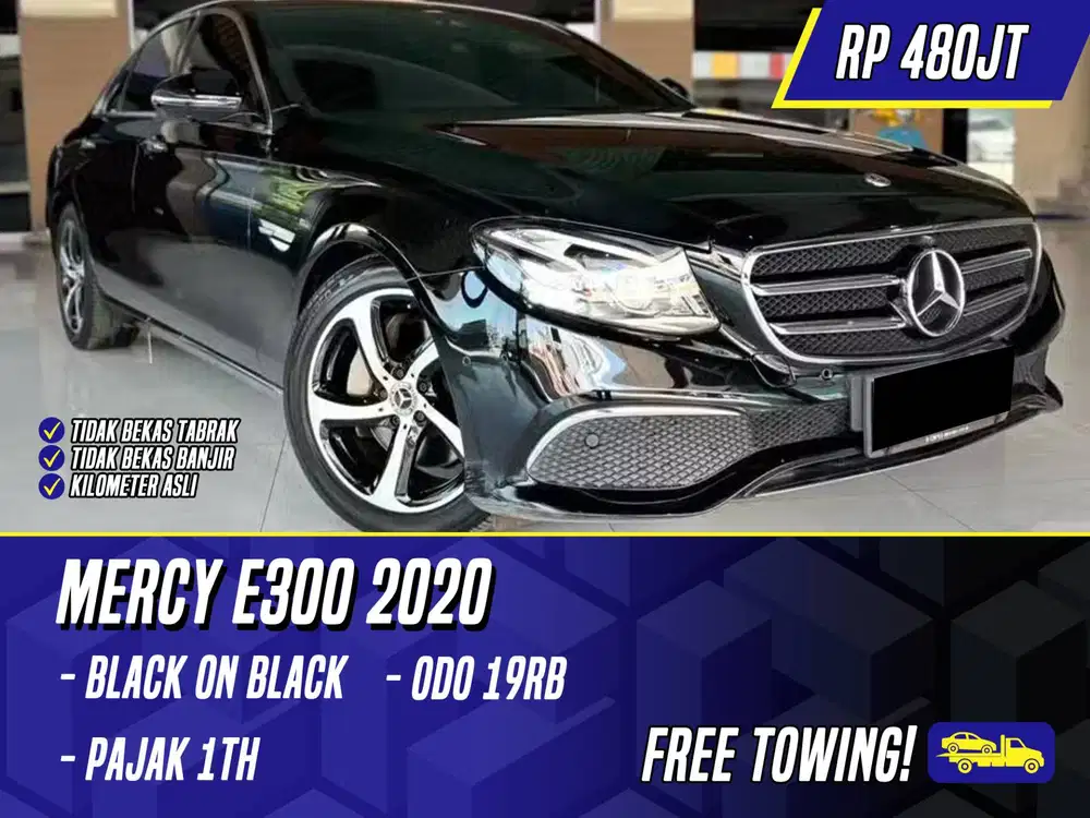 Mercedes Benz E300 SportStyle AVG 2020 NIK 2019 Black Hitam Mercy