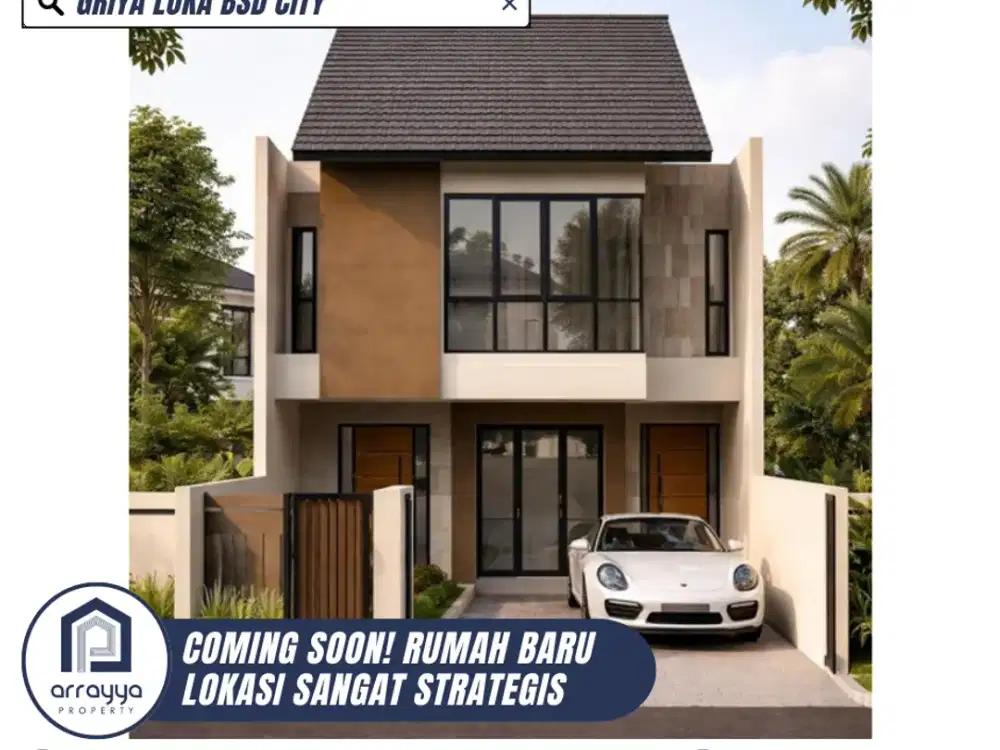 COMING SOON! RUMAH BARU LOKASI STRATEGIS DI GRIYA LOKA BSD CITY (HRB215)