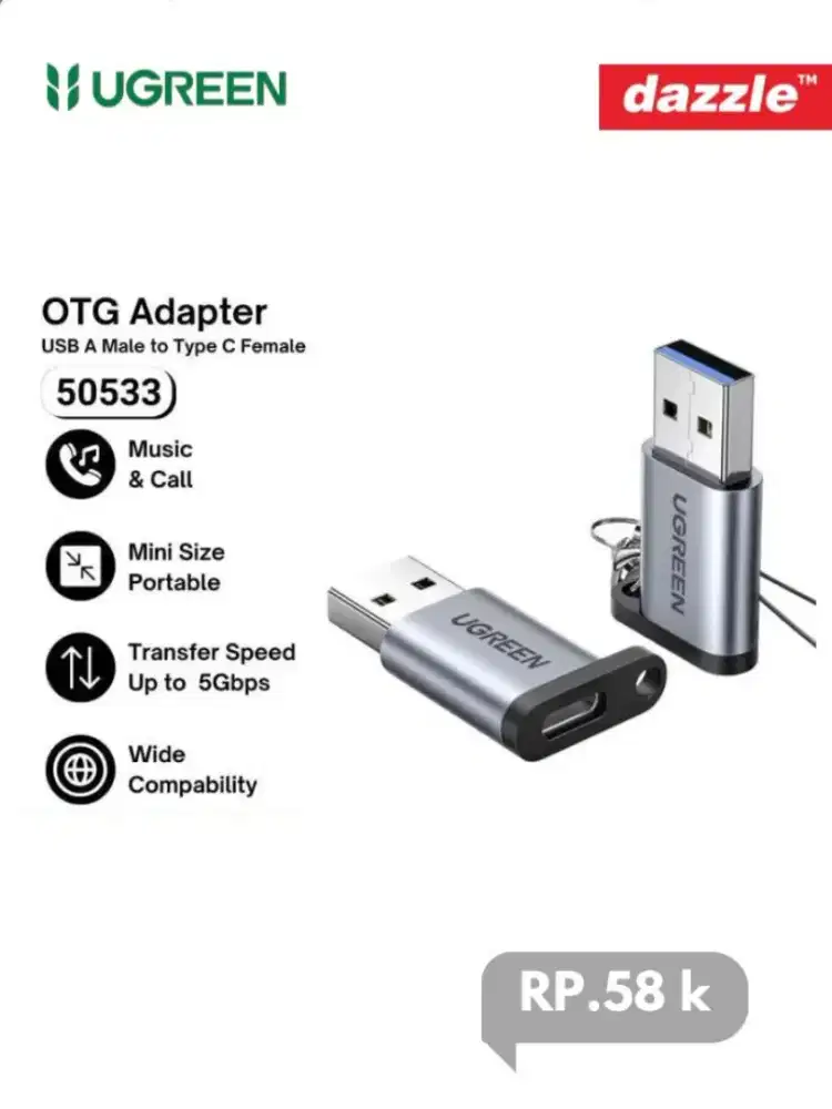 OTG adapter USB A to type C ugreen