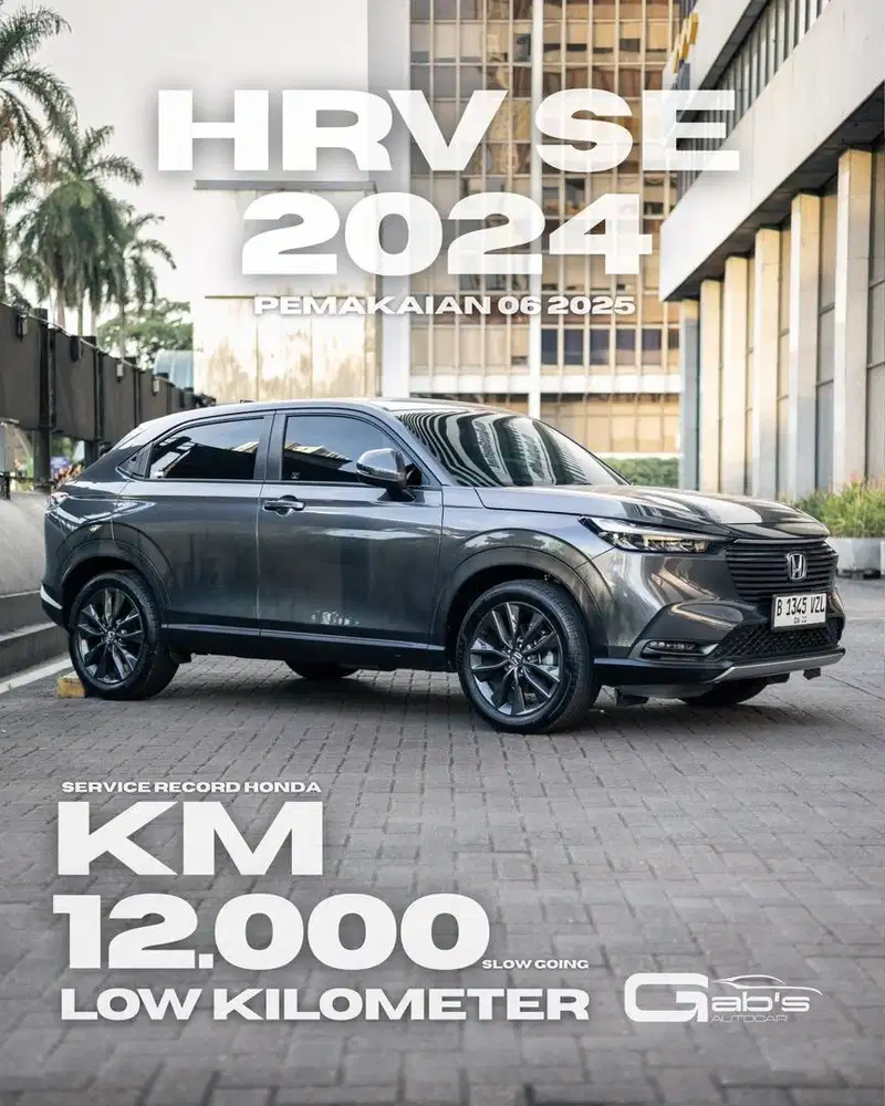 (Harga Cash) HRV SE 2024 Pemakaian 2025 [LOW KM 12rb]