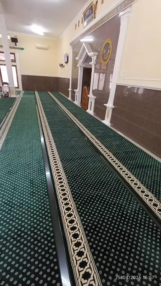 Jual karpet masjid gratis pasang