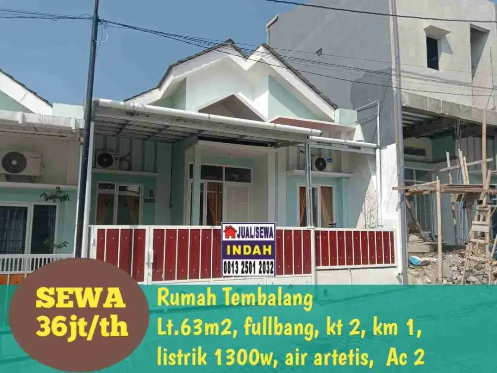 Disewakan Rumah Baru Furnish di Bulusan Selatan Tembalang Semarang