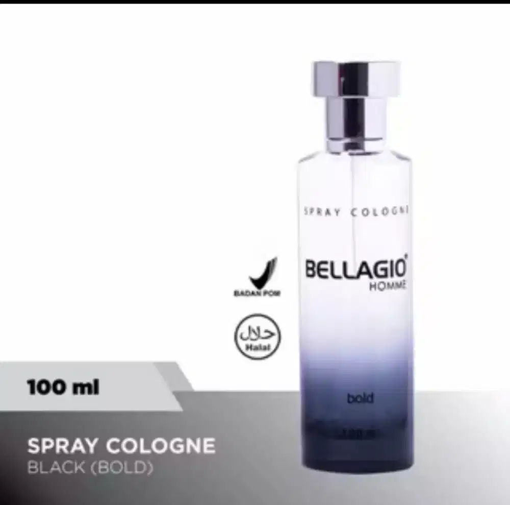 Parfum Pria Bellagio Hitam Hijau Merah 100ml