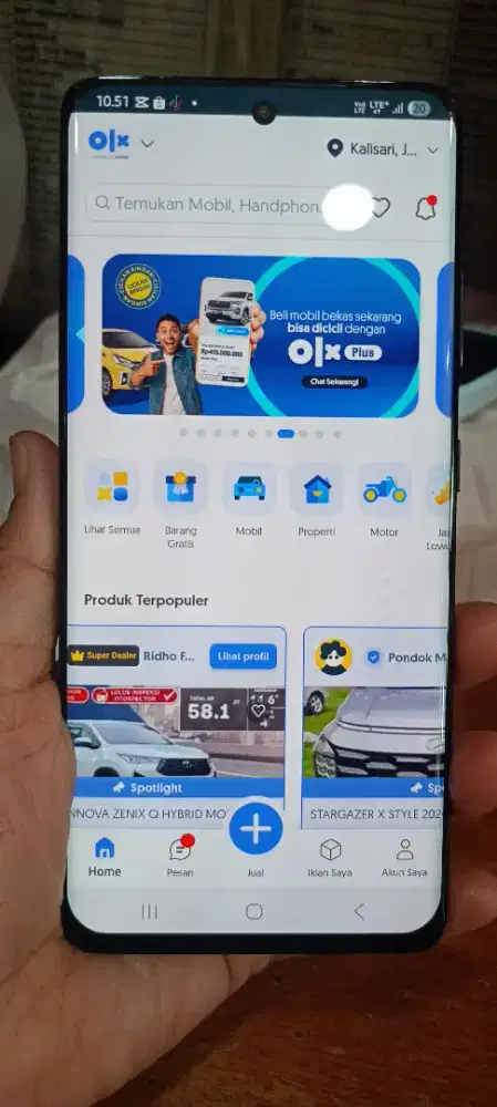Jual Samsung S21 Ultra no dus karena rusak kebanjiran