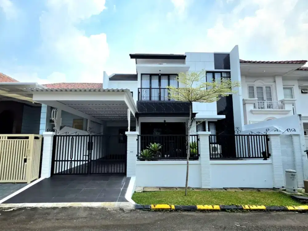 Rumah Dijual Full Furnished Siap Huni dengan Row Jalan Besar