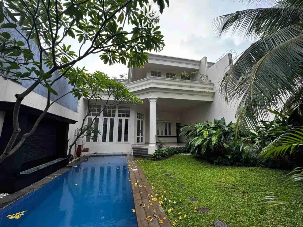 dijual rumah 2,5lt area kemang dalam lokasi pinggir jalan