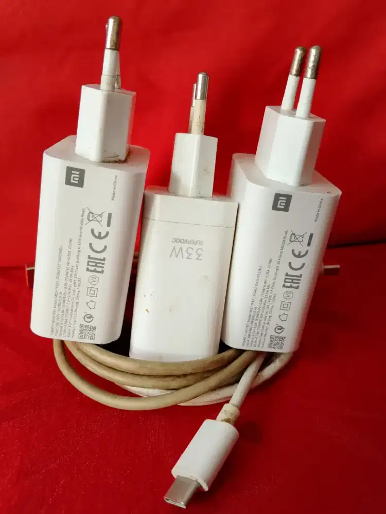 Xiaomi 33w original cabutan fast charger bandung kota