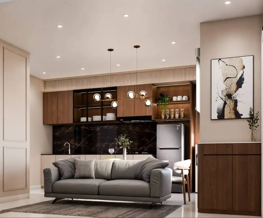 Interior FULL 1 Rumah Wisata Bukit Mas (WBM) Chelsea Kamar Kitchen Set