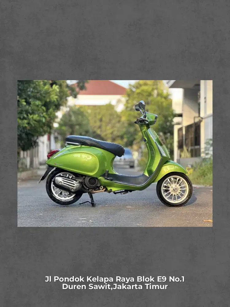 PIAGGIO VESPA SPRINT 150 IGET 3V IE Tahun 2017 WARNA ESPERANZA PERFECT