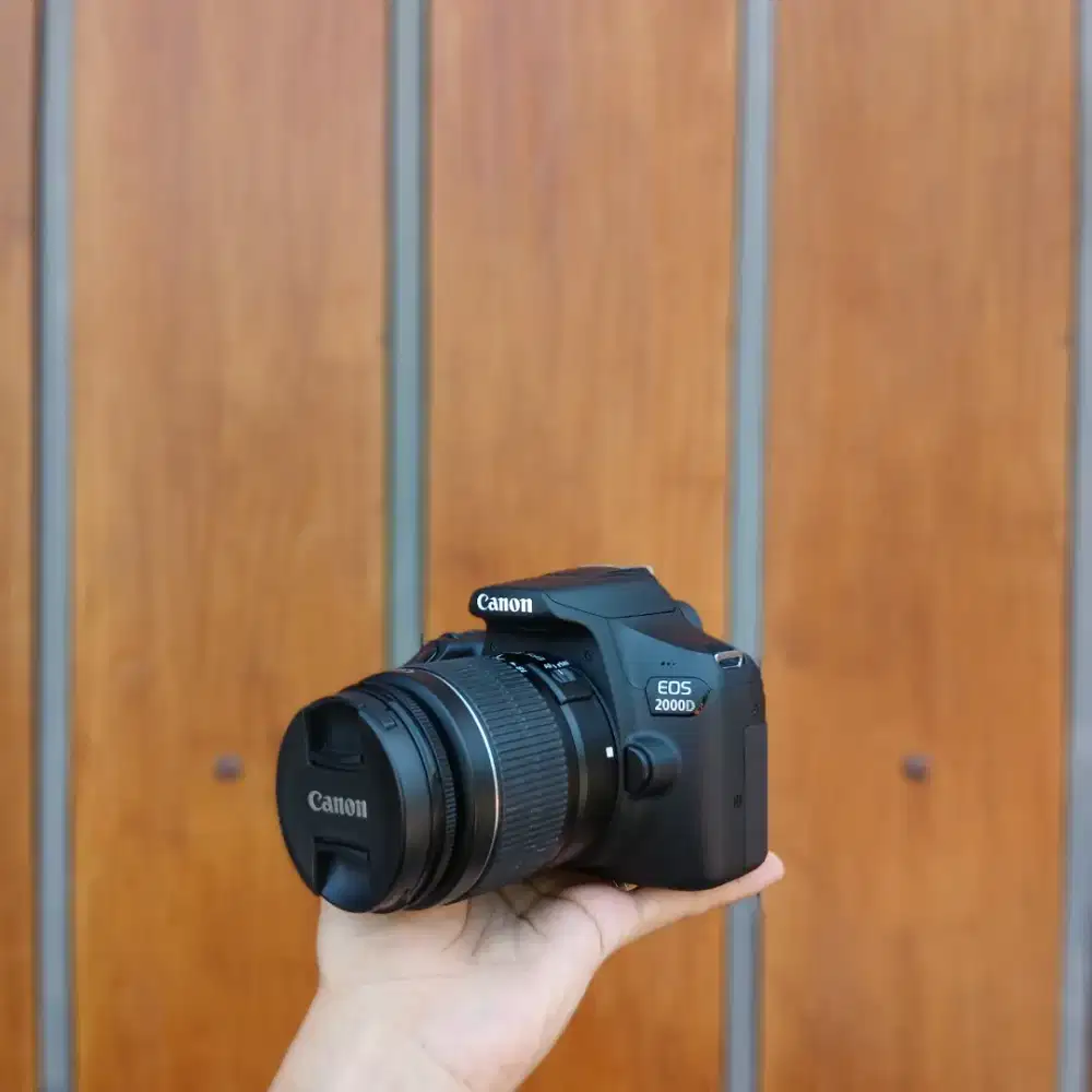 RARE ITEM CANON EOS 2000D KIT BLACK MULUS FULLSETBOX