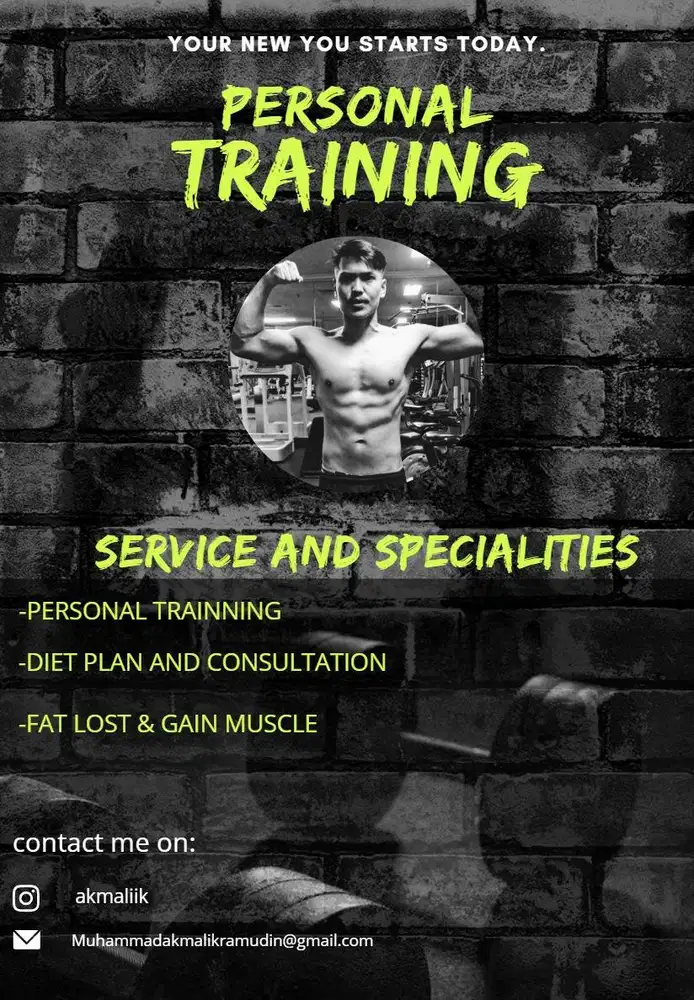 Personal trainer freelance