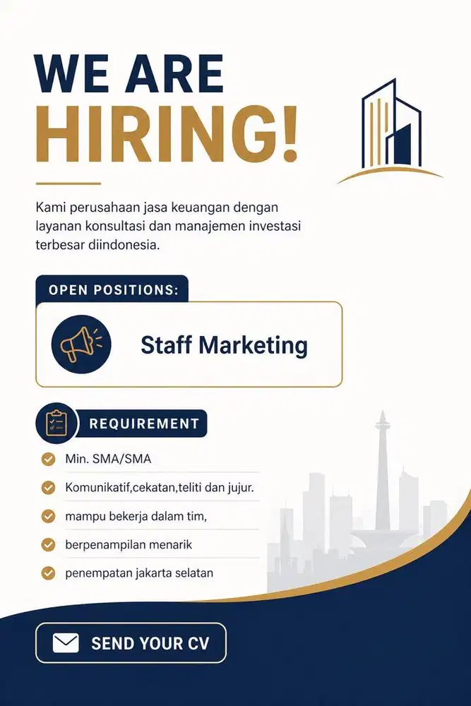 Fresh Graduate & non pengalaman bisa