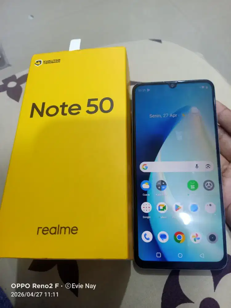 Realme Note 50 Ram 4/64 fulset