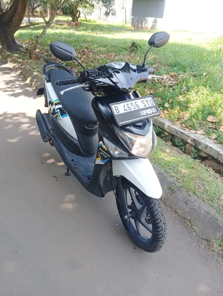 Honda Beat pop stater alus 2016 fulori supergres pajak baru bayar