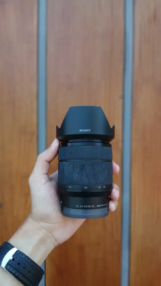 LENSA SONY FE 28-70 OSS BLACK GOOD CONDITION NO JAMUR