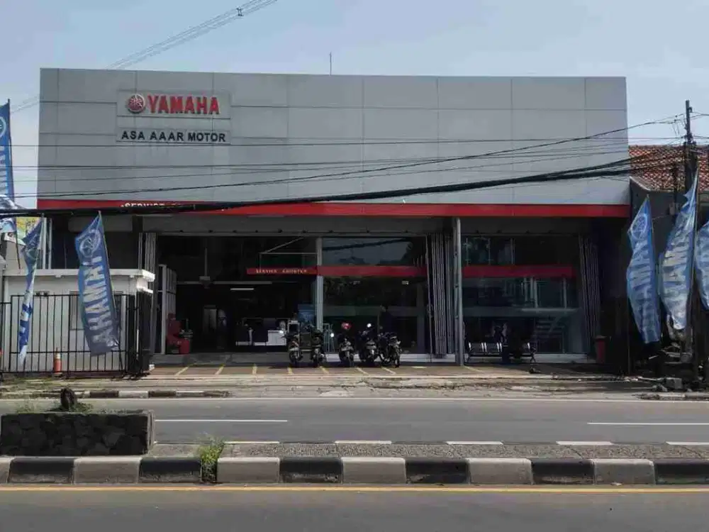 DIJUAL MURAH GEDUNG DAN USAHA DEALER MOTOR YAHAMA DI BOGOR