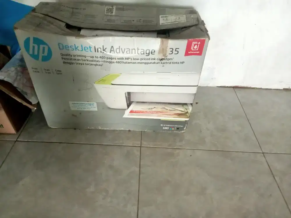 Printer hp deksjet ink advantage 35