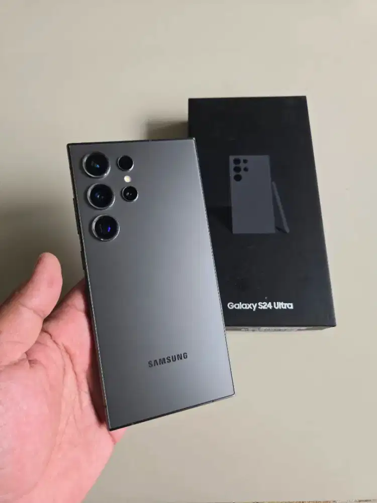 Samsung S24 Ultra 5G 12/256 Hitam SEIN Resmi Indo Fullset Mulus Murah