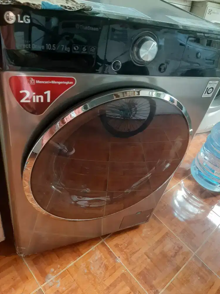 Mesin cuci lg inverter plus dryer 10.5kg normal