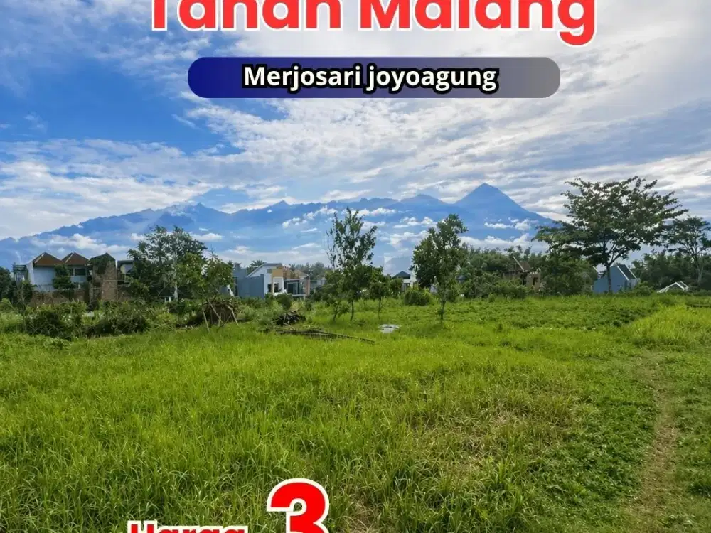Tanah Malang Merjosari Joyo agung cocok buat usaha