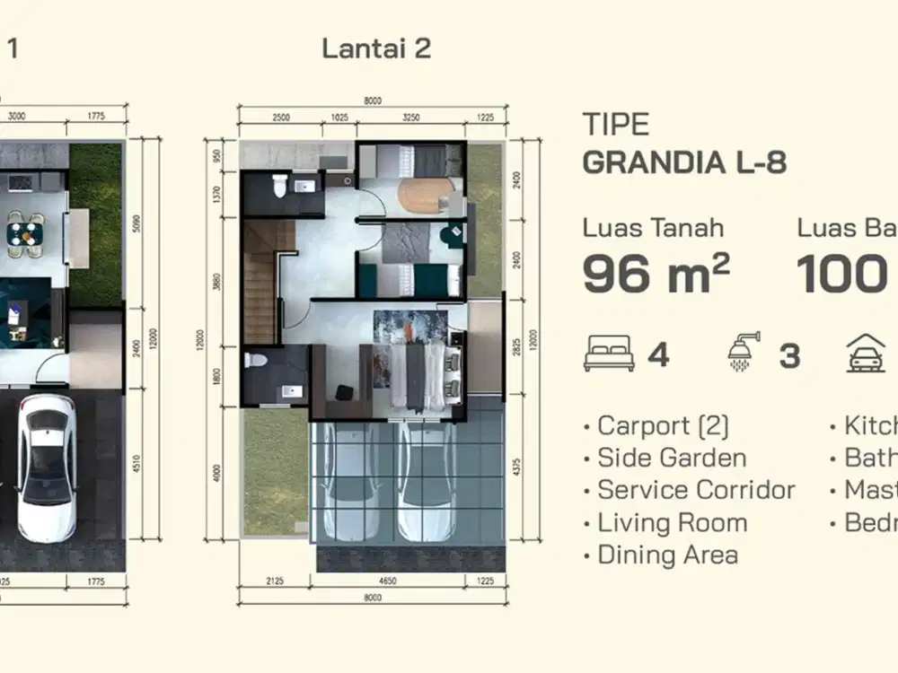 Paradiso Sentul Tipe Grandia L8
