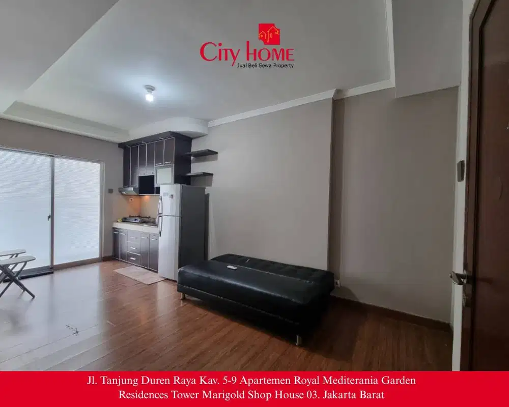 Sewa Apartemen 2 BR Furnished di Mediterania Garden Residences 2