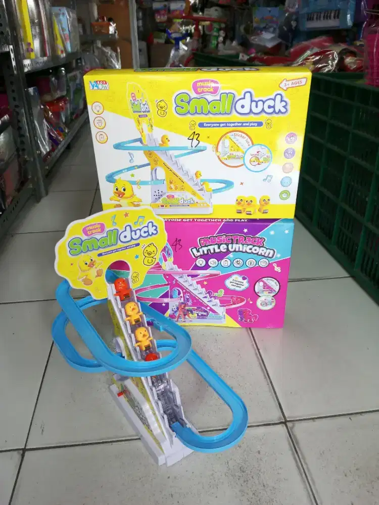 Mainan Anak Slide Tangga Baterai