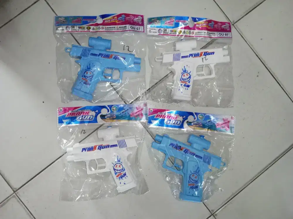 Mainan Anak Water Gun Prank 2 arah