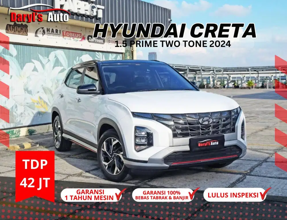 2024 HYUNDAI CRETA PRIME 1.5 TWO TONE Panoramic  Tdp 42jt