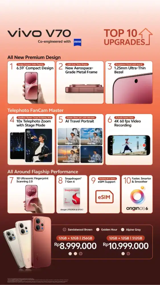 READY NEW VIVO V70 SERIES 5G