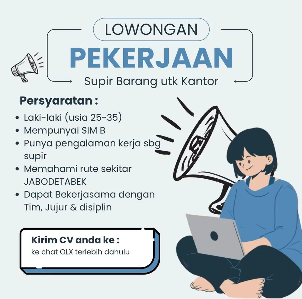 loker utk Supir Barang