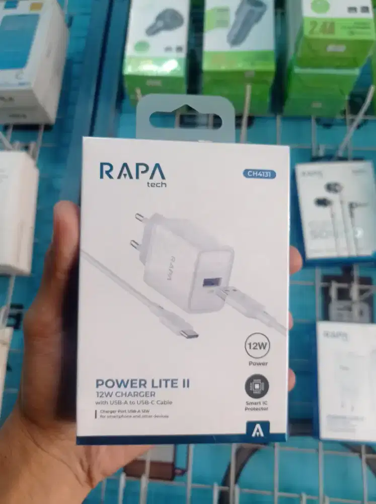 Travel Charger USB-A to Type-C 12W RAPATech