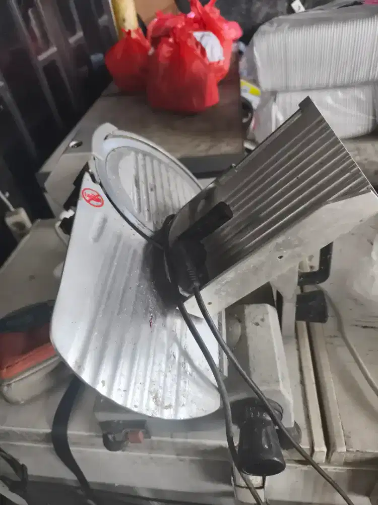 Mesin slice daging manual